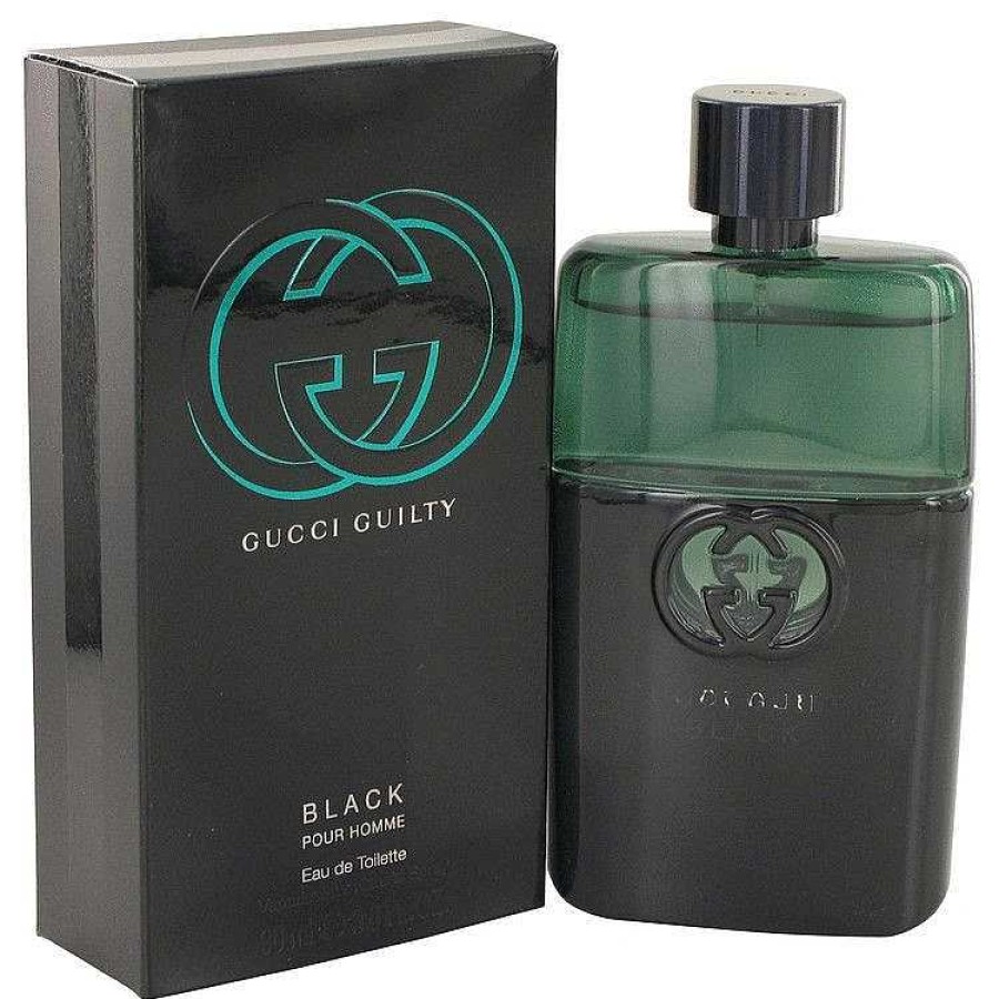 Herenparfum | Gucci Gucci Guilty Black Pour Homme - 90 Ml Eau De Toilette