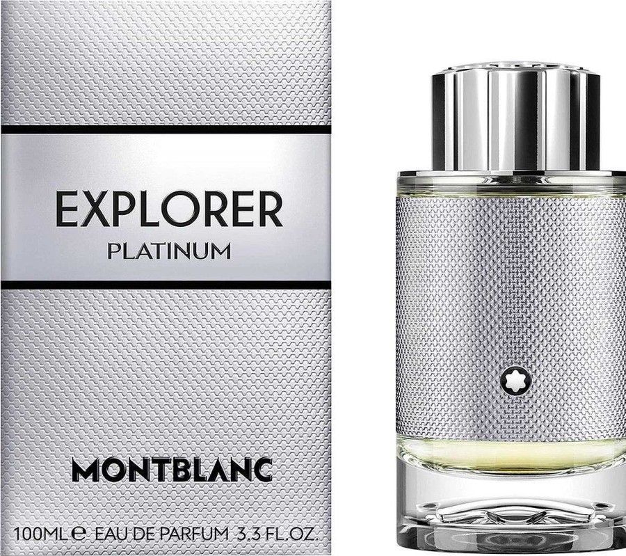 Herenparfum | Mont Blanc Mont Blanc Montblanc Explorer Platinum - 100 Ml Eau De Parfum