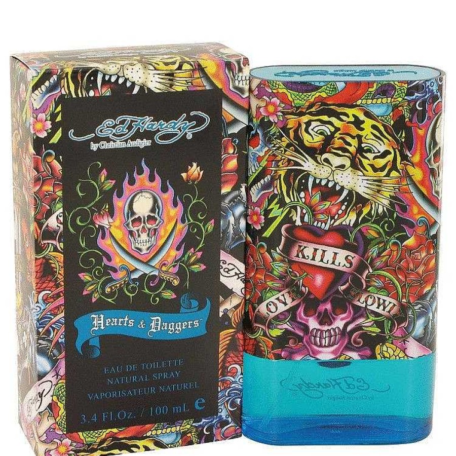 Herenparfum | Ed Hardy Ed Hardy Hearts & Daggers Men - 100 Ml Eau De Toilette