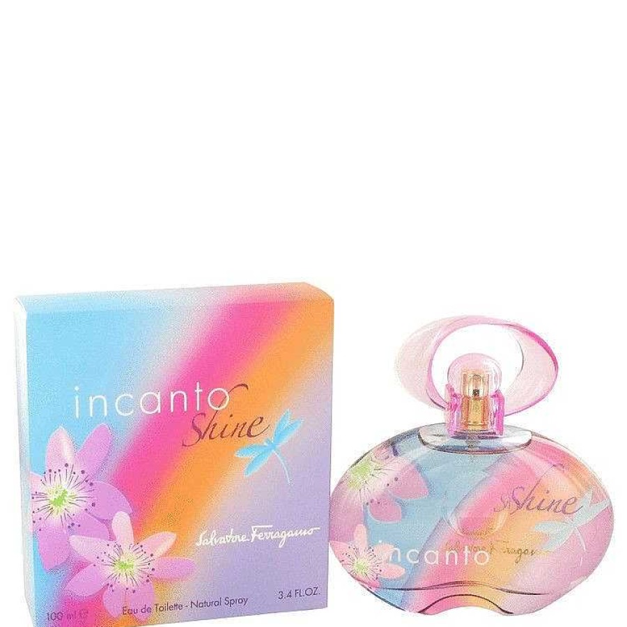 Damesparfum | Salvatore Ferragamo Salvatore Ferragamo Incanto Shine - 100 Ml Eau De Toilette