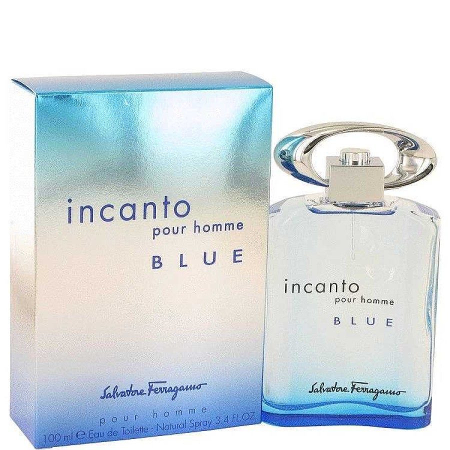 Herenparfum | Salvatore Ferragamo Salvatore Ferragamo Incanto Blue - 100 Ml Eau De Toilette