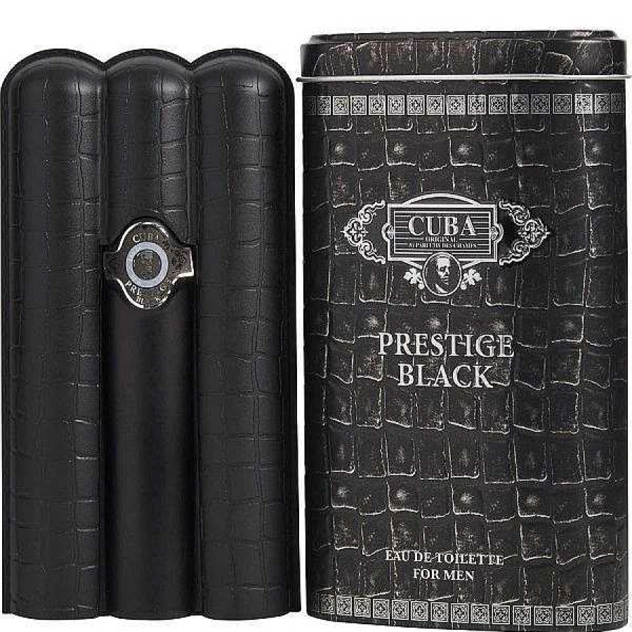 Herenparfum | Fragluxe Fragluxe Cuba Prestige Black - 90 Ml Eau De Toilette