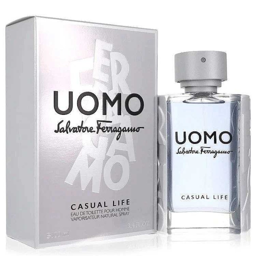 Herenparfum | Salvatore Ferragamo Salvatore Ferragamo Uomo Casual Life - 100 Ml Eau De Toilette